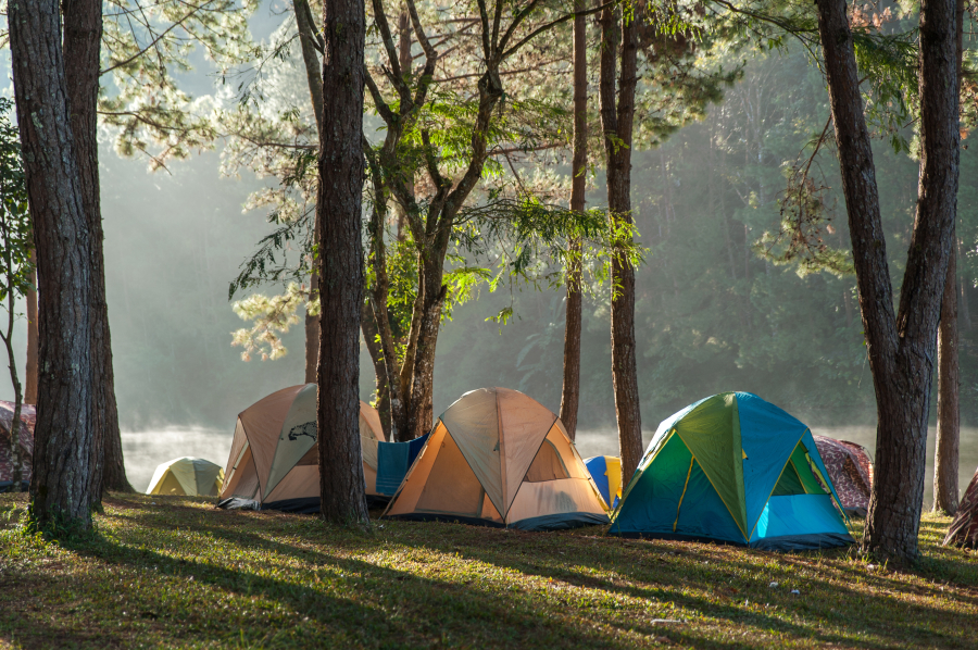 camping nature Ardeche 