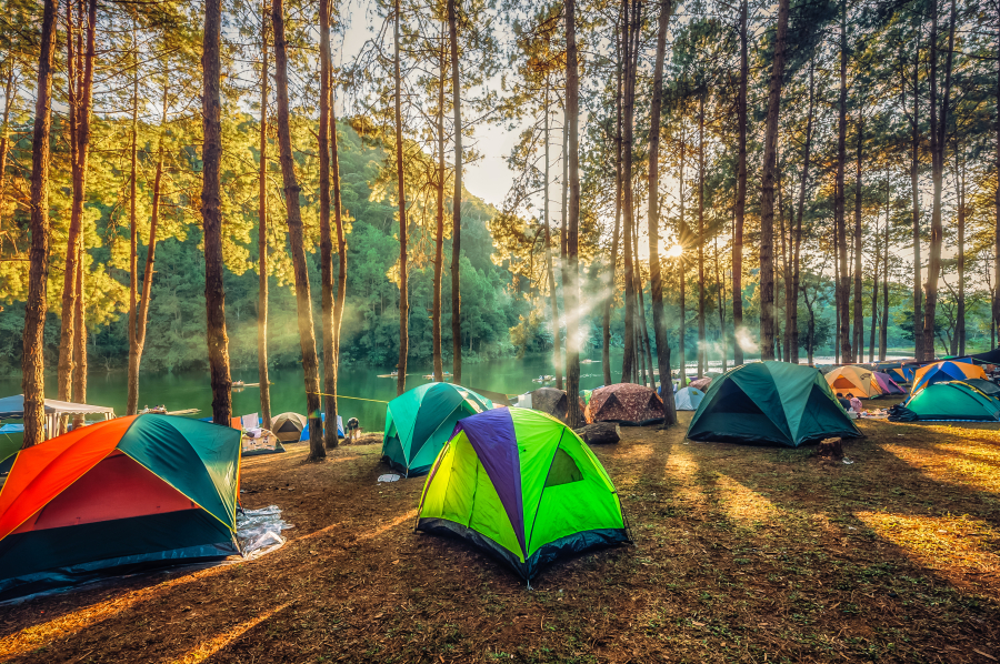 camping nature Ardeche 